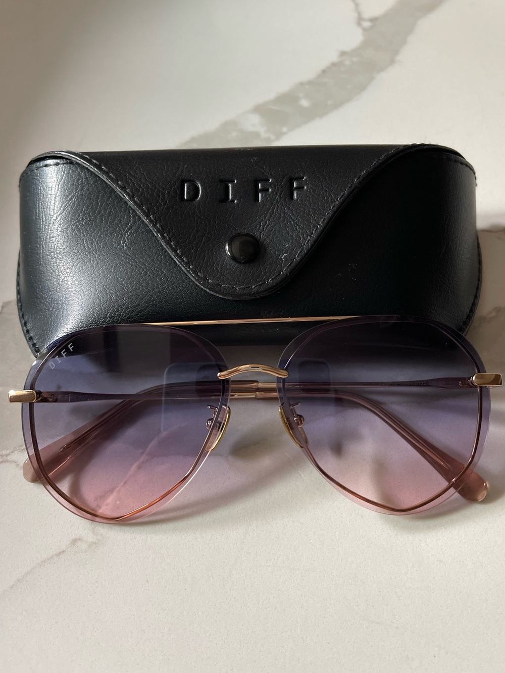 DIFF Lenox Aviator sunglasses